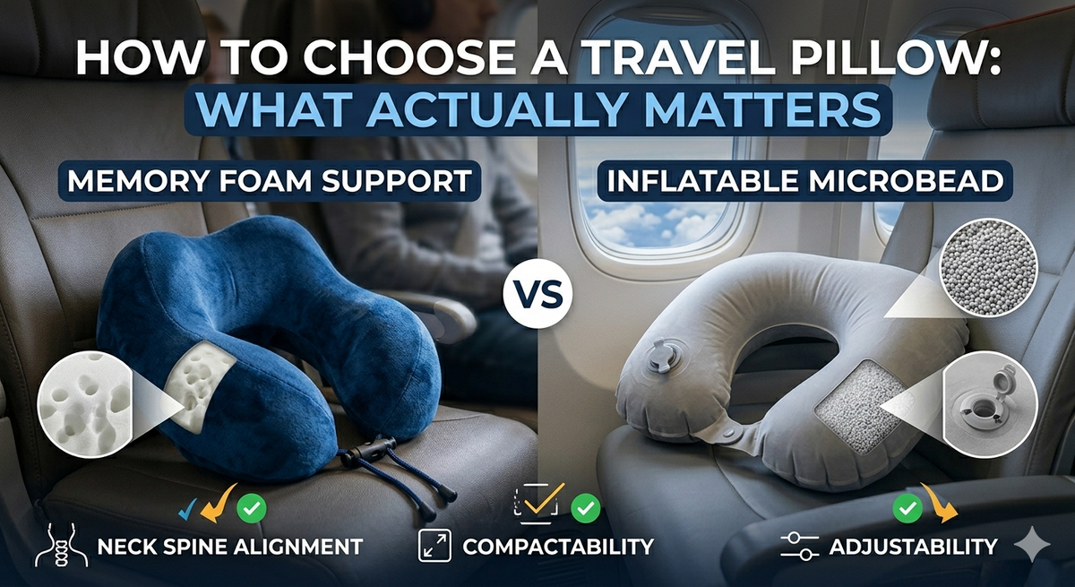 How to Choose a Travel Pillow: What Actually Matters