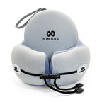 Nimbus memory foam travel pillow with hard case