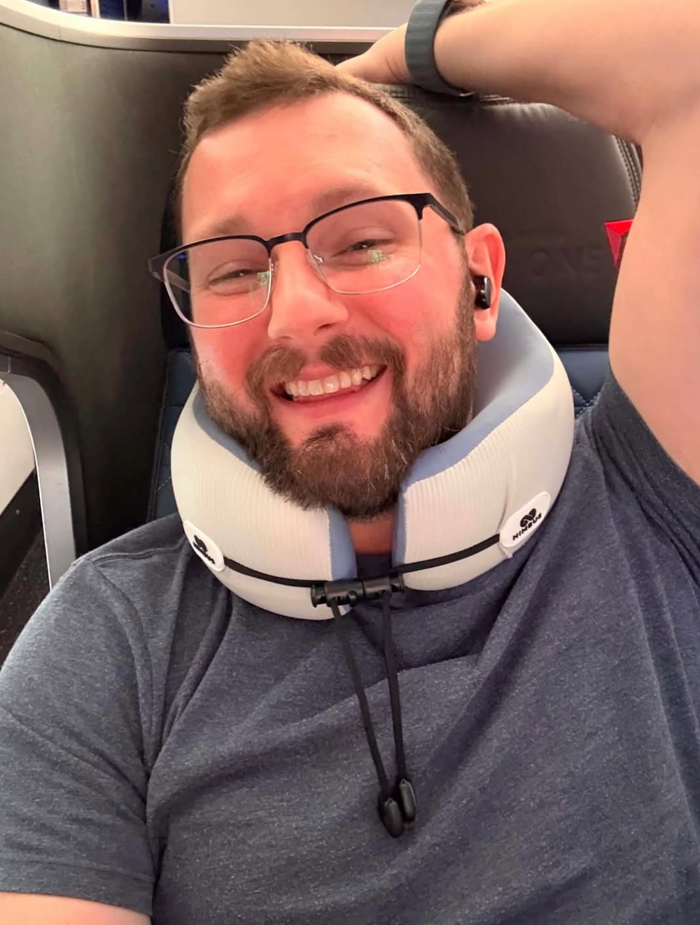 Nimbus travel pillow, front view